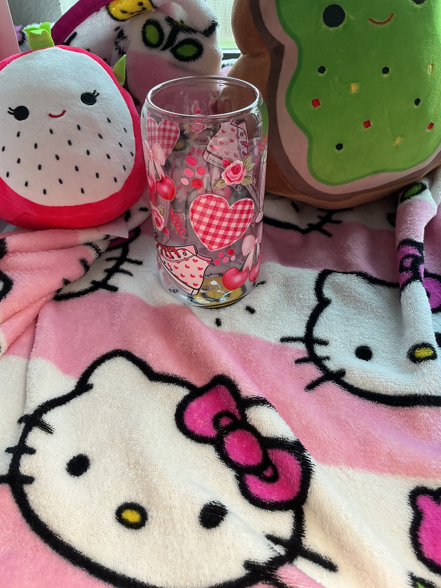 UVDFW Cups with lid and straw