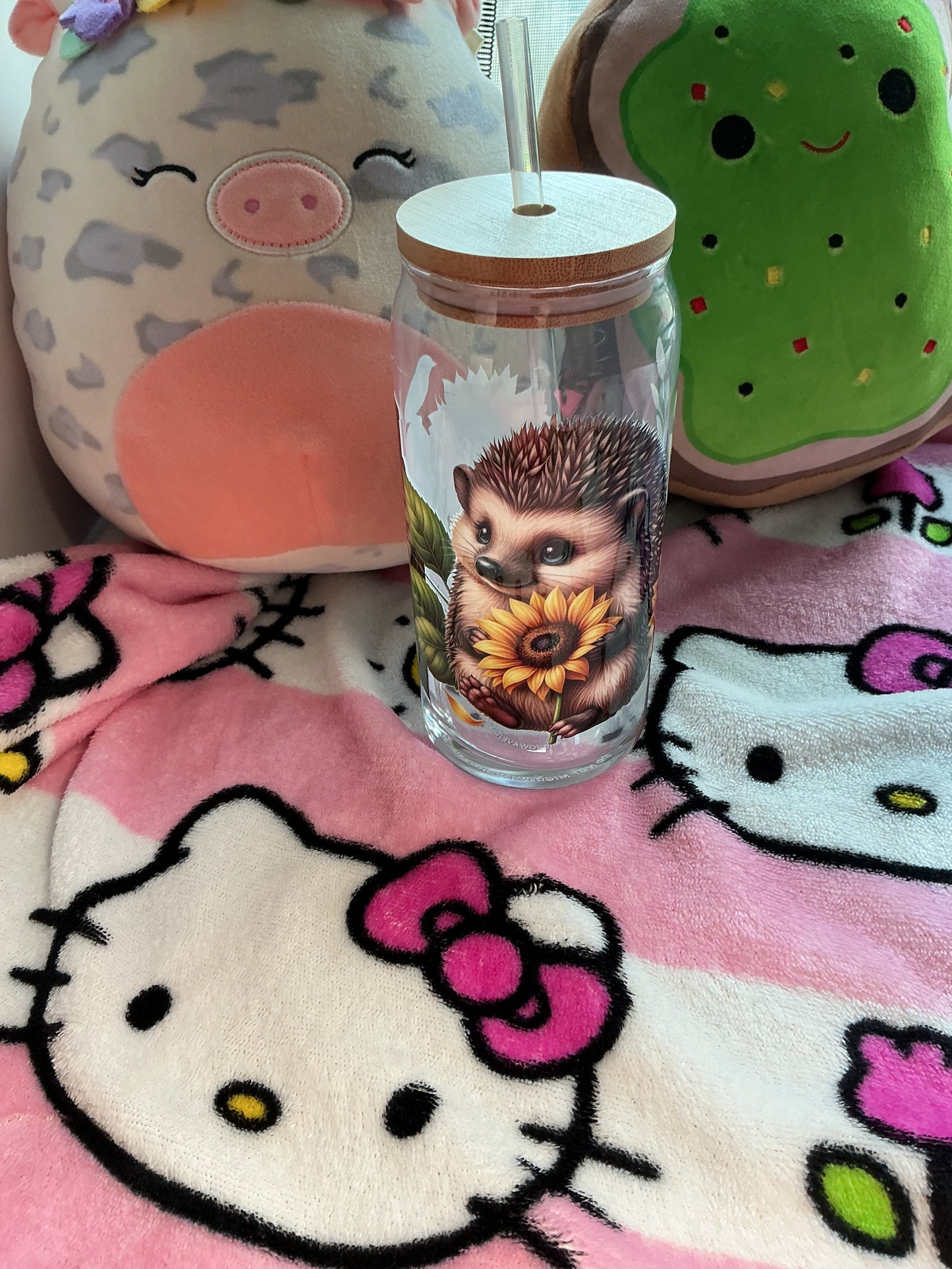 UVDFW Cups with lid and straw